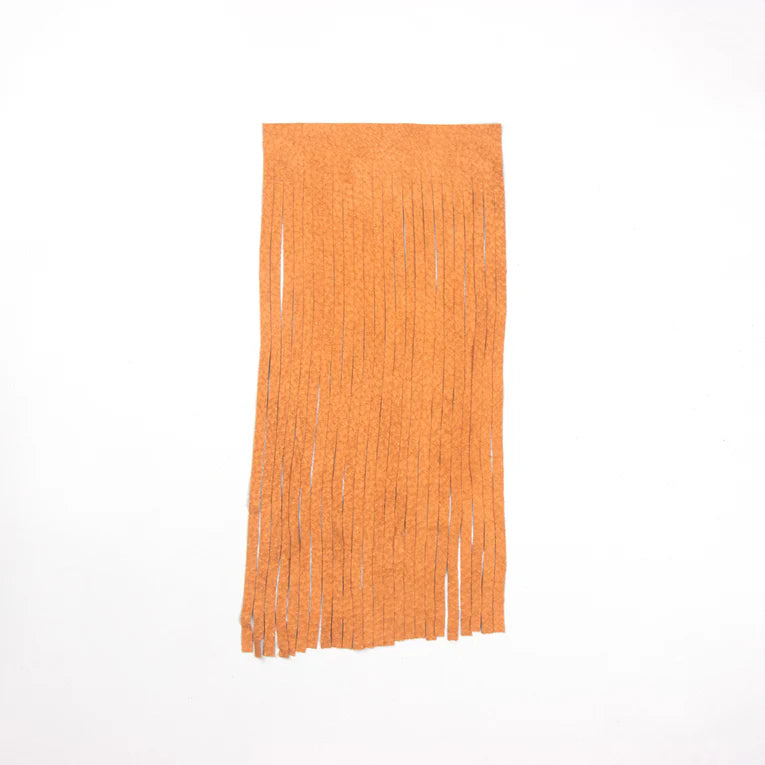 MOLLIES New Zealand / SUEDE Pigskin Split Fringe / Precut Rust