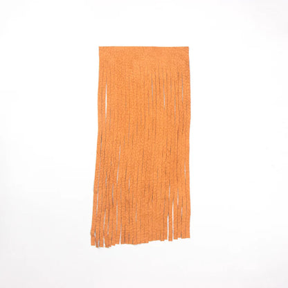 MOLLIES New Zealand / SUEDE Pigskin Split Fringe / Precut Rust