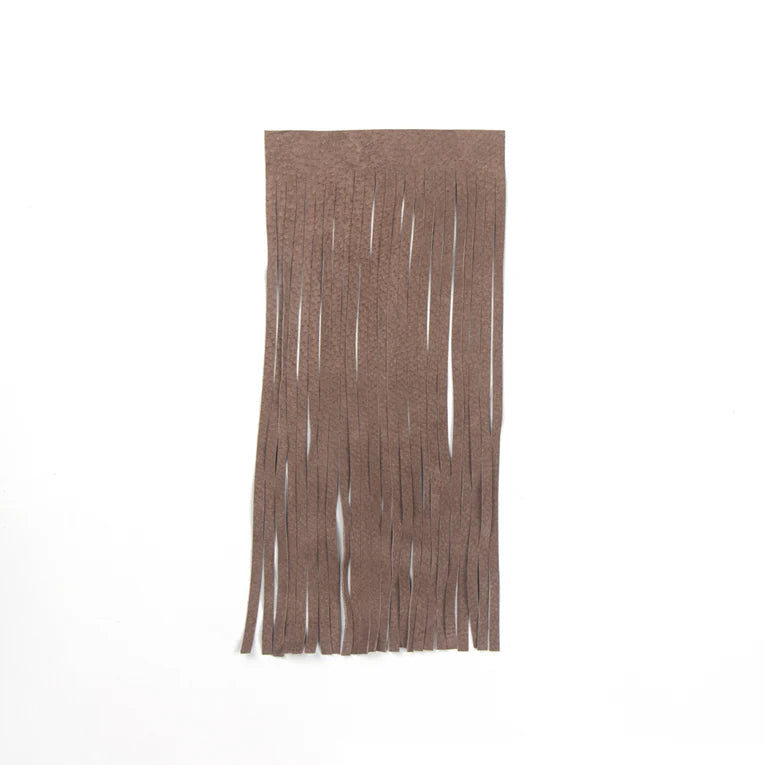 MOLLIES New Zealand / SUEDE Pigskin Split Fringe / Precut Brown