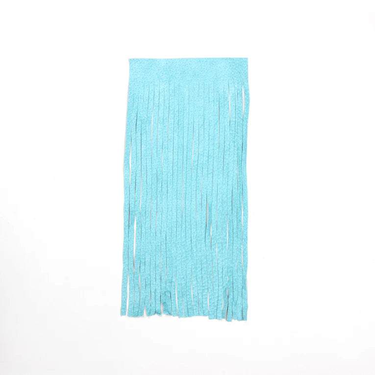 MOLLIES New Zealand / SUEDE Pigskin Split Fringe / Precut Turquoise