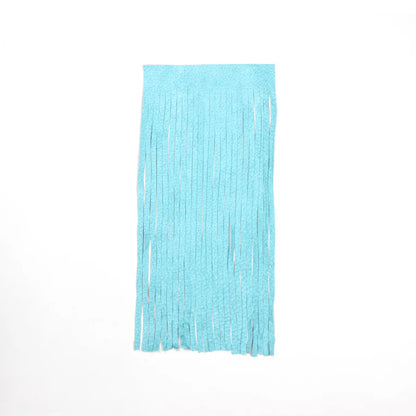 MOLLIES New Zealand / SUEDE Pigskin Split Fringe / Precut Turquoise