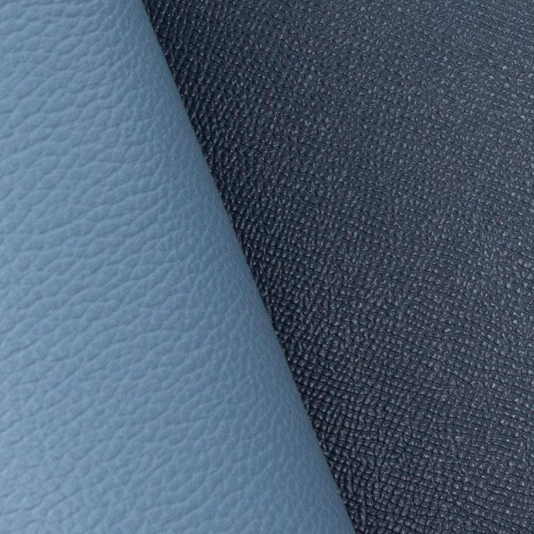 MOLLIES New Zealand / LEATHER Chrome Tanned Sorano Double-Sided / Side Slate Blue Navy Blue 4-5oz