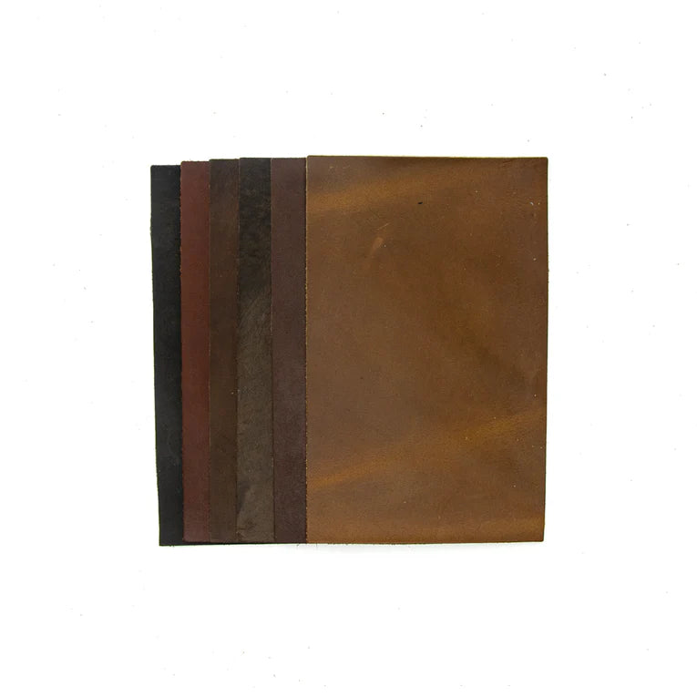 MOLLIES New Zealand / LEATHER Horween Assorted / Cut Panel A5 Assorted 6 Pack Assorted