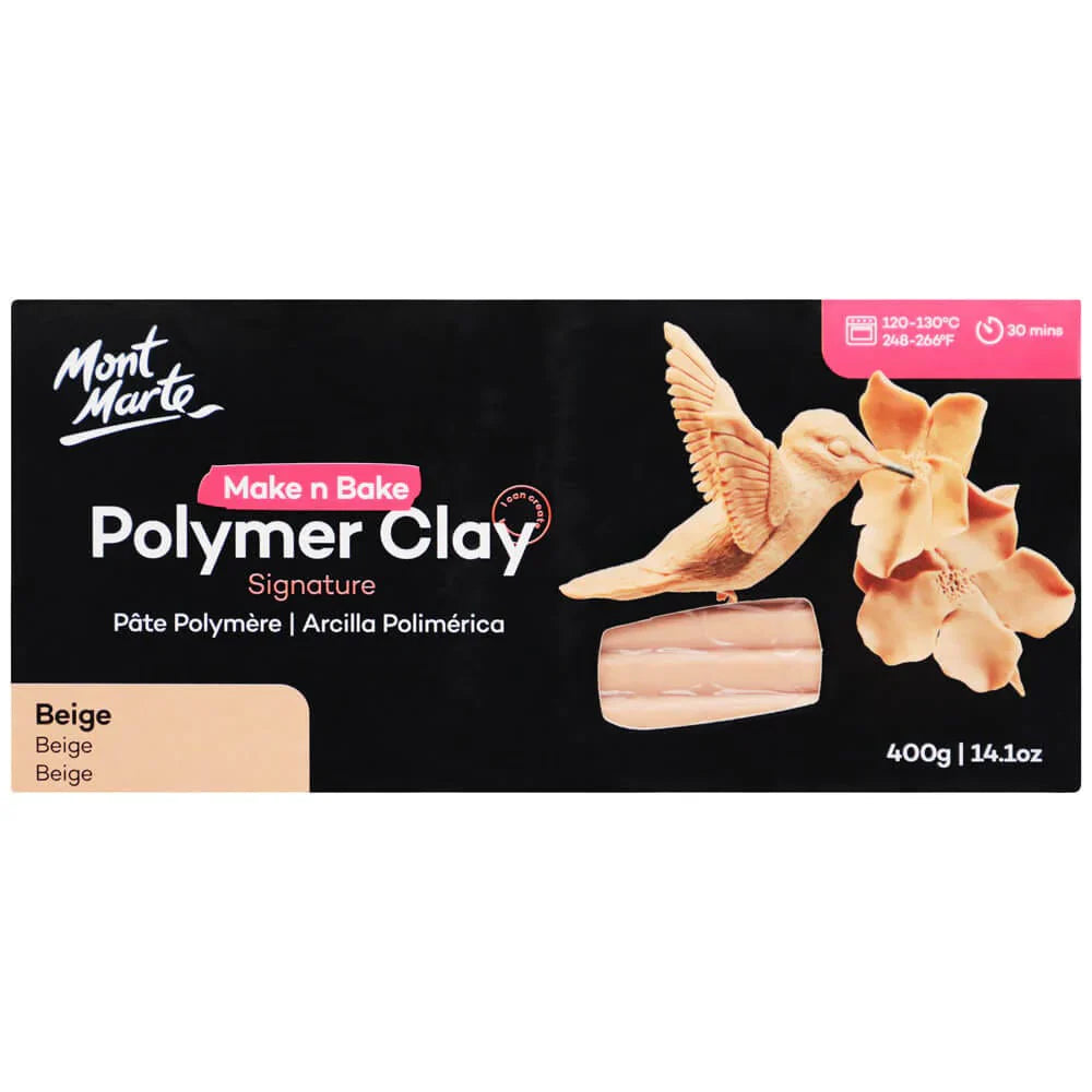 MOLLIES New Zealand / MONT MARTE Make n Bake Polymer Clay 400gm Beige