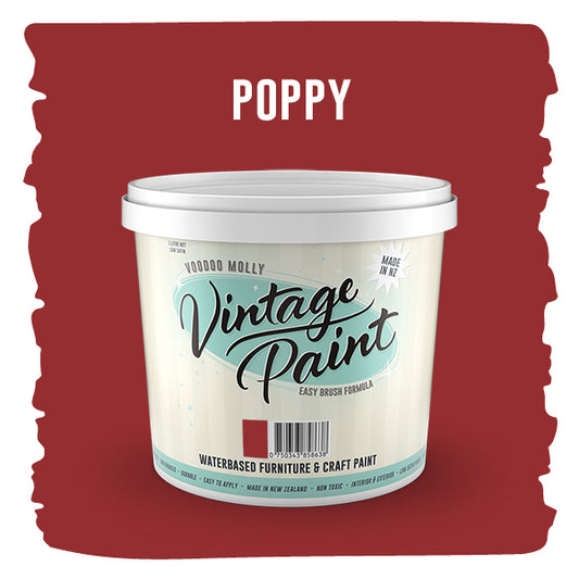 MOLLIES New Zealand / Vintage Paint Poppy 1 Litre