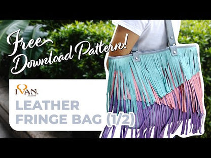 IVAN PATTERN Fringed Bag