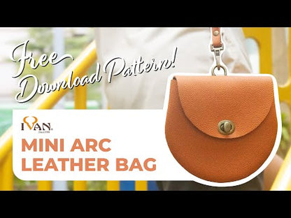 IVAN PATTERN Mini Arc Leather Bag