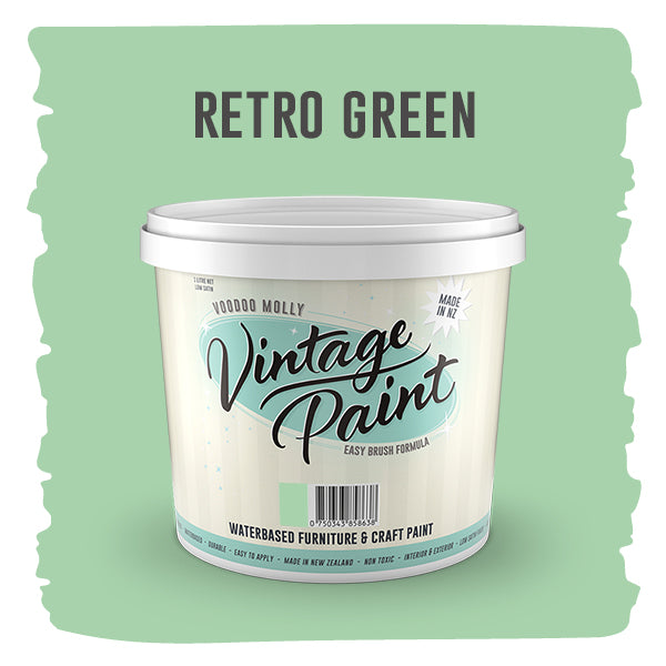 MOLLIES New Zealand / Vintage Paint Retro Green 1 Litre