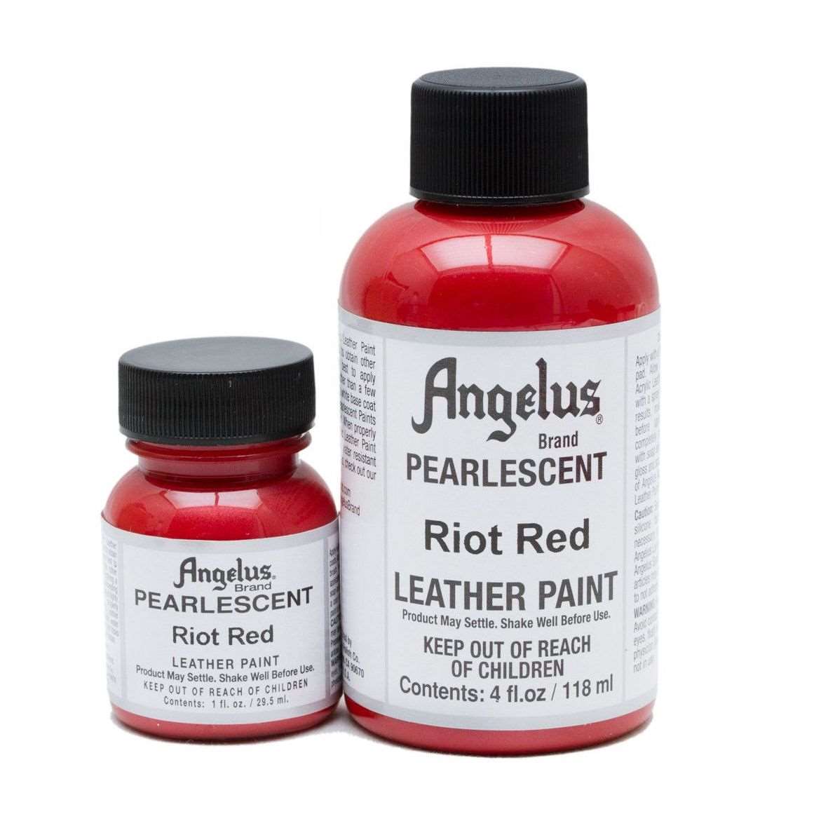 MOLLIES New Zealand / ANGELUS Acrylic Leather Paint Riot Red Pearlescent