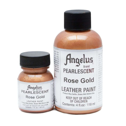 MOLLIES New Zealand / ANGELUS Acrylic Leather Paint Rose Gold Pearlescent