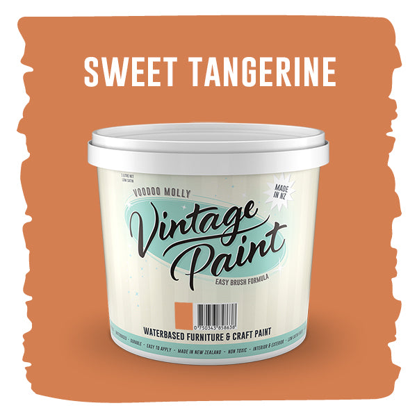 MOLLIES New Zealand / Vintage Paint Sweet Tangerine 1 Litre