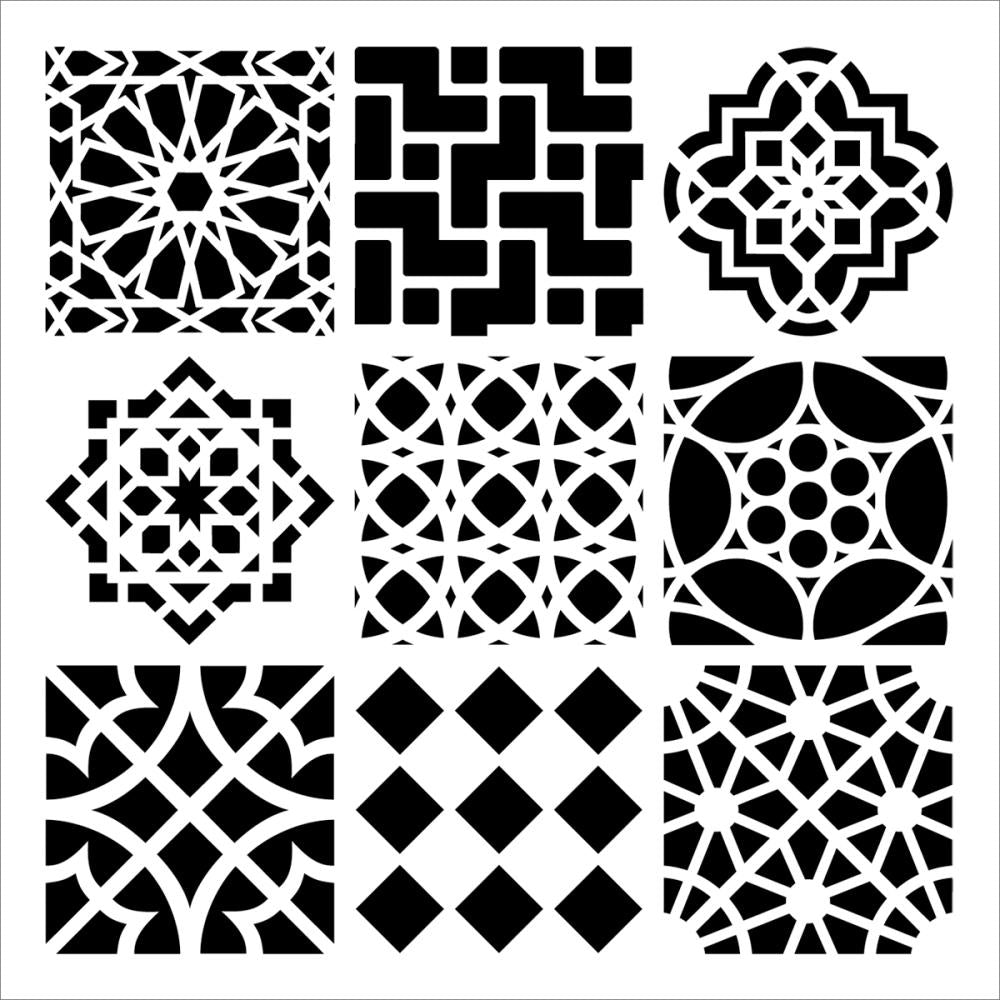 MOLLIES New Zealand / TCW Stencil Morrocan Tiles