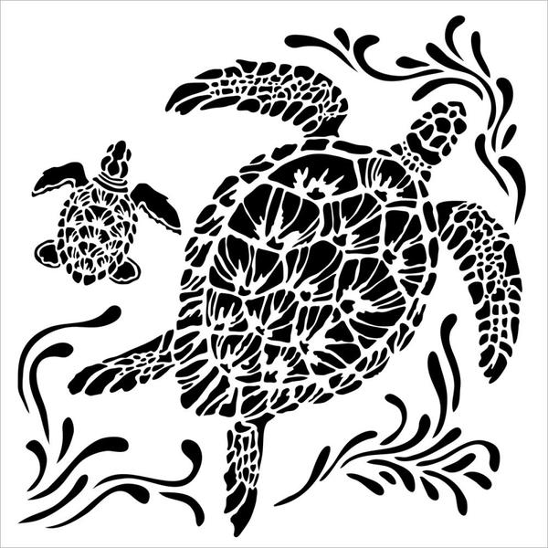 MOLLIES New Zealand / TCW Stencil Sea Turtle