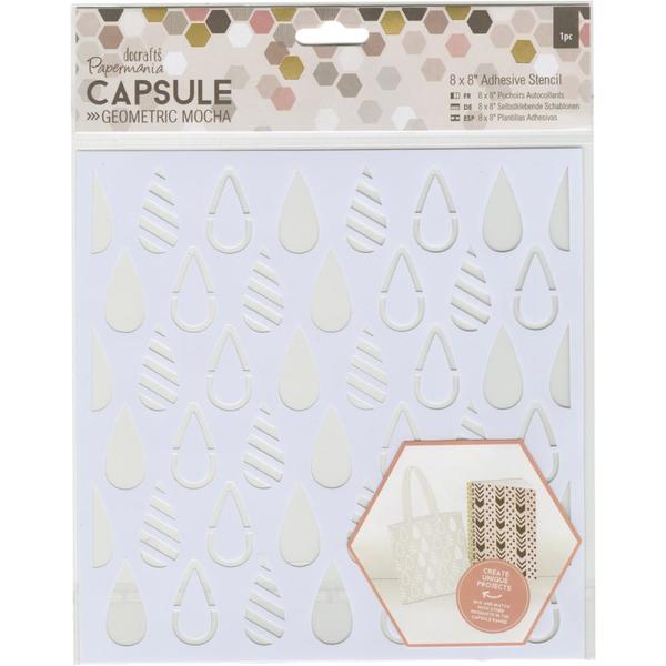 MOLLIES New Zealand / PAPERMANIA Stencil Teardrops Adhesive