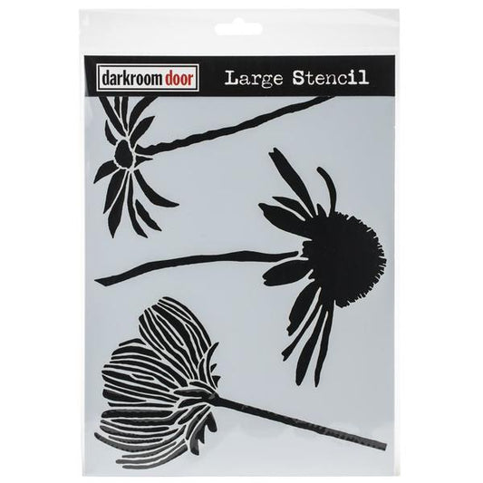 MOLLIES New Zealand / DARKROOM DOOR Stencil Carved Flowers