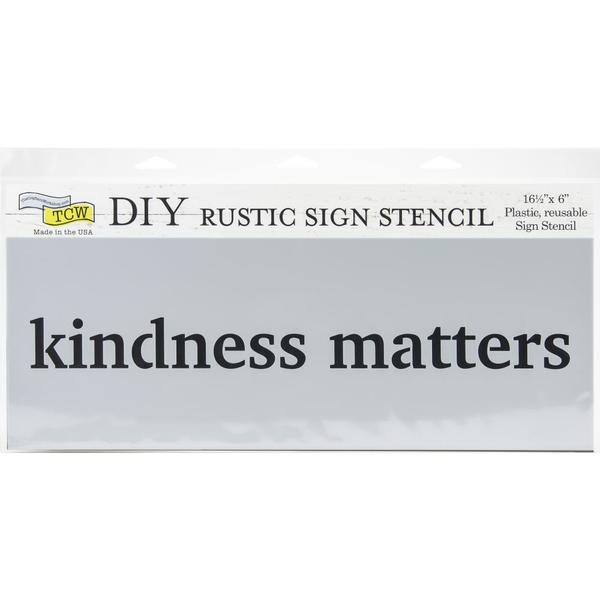 MOLLIES New Zealand / TCW Stencil Kindness Matters