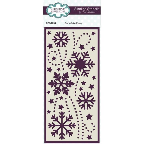 MOLLIES New Zealand / CREATIVE EXPRESSIONS Stencil Snowflake Flurry