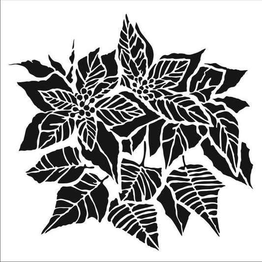 MOLLIES New Zealand / TCW Stencil Poinsettia