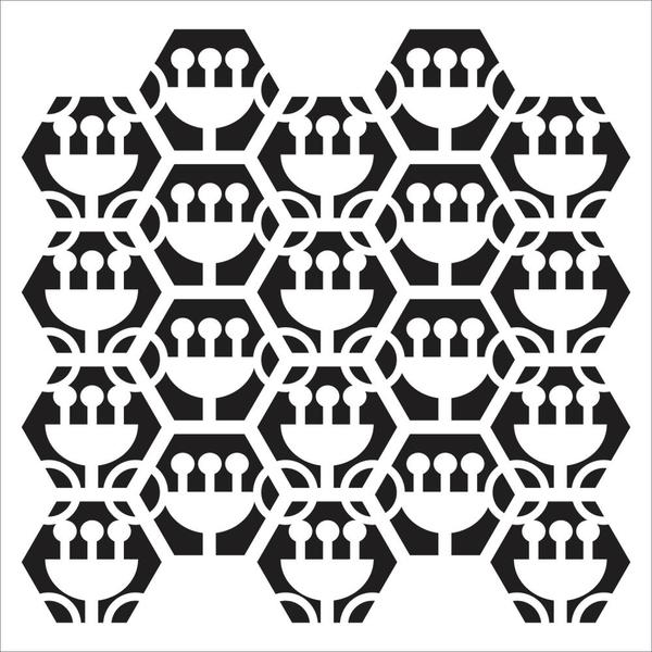 MOLLIES New Zealand / TCW Stencil Tulip Hexagons