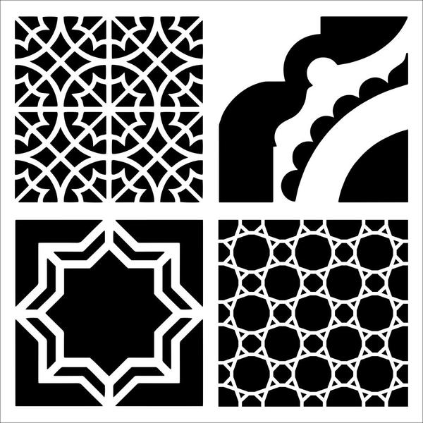 MOLLIES New Zealand / TCW Stencil Marrakesh Tiles