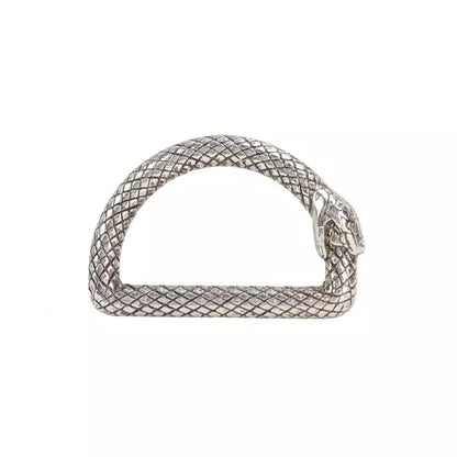 MOLLIES New Zealand / IVAN D Rings Infinity Snake 32mm (1 1 4") Antique Silver