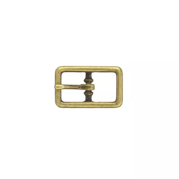 MOLLIES New Zealand / IVAN Center Bar Buckle Antique Brass 12mm (5 8")