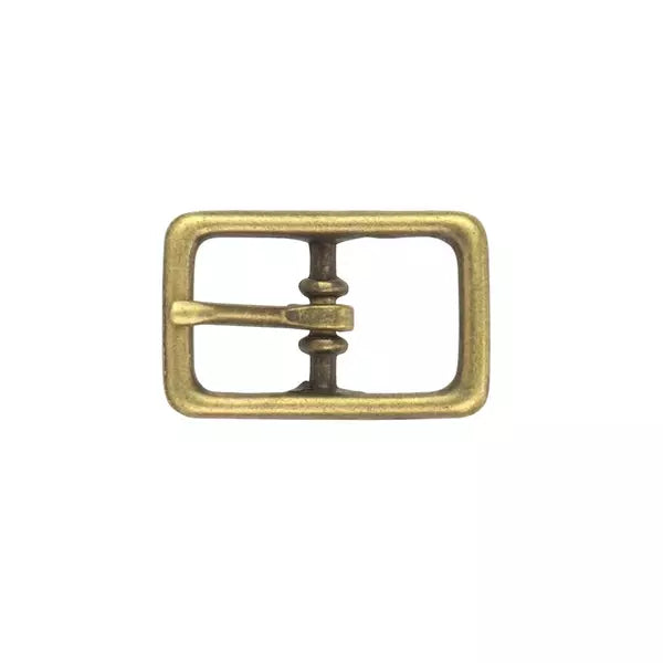 MOLLIES New Zealand / IVAN Center Bar Buckle Antique Brass 15mm (5 8")