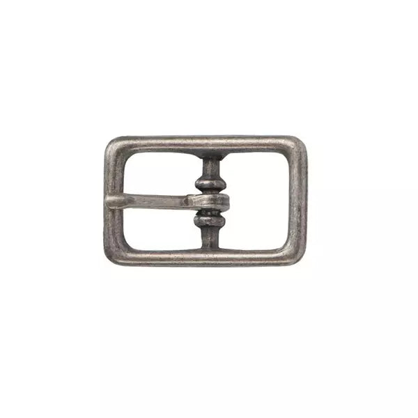 MOLLIES New Zealand / IVAN Center Bar Buckle Antique Nickel 15mm (5 8")