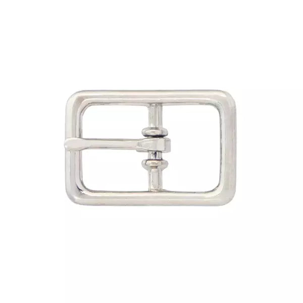 MOLLIES New Zealand / IVAN Center Bar Buckle Nickel Plated 20mm (3 4")