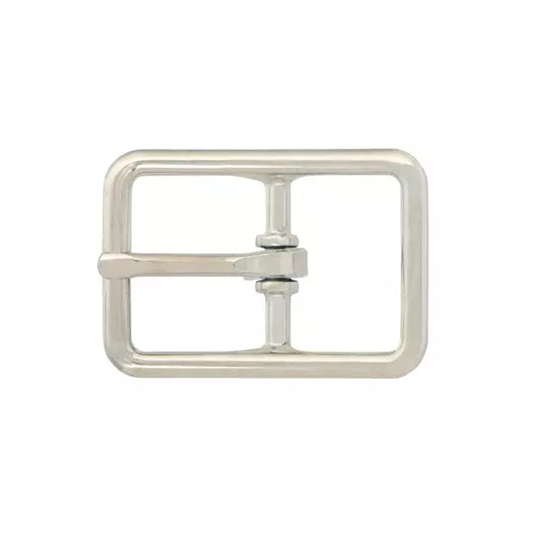 MOLLIES New Zealand / IVAN Center Bar Buckle Nickel Plated 25mm (1")