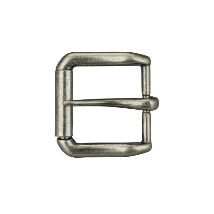 MOLLIES New Zealand / IVAN End Bar Roller Buckle Antique Nickel 34mm (1-1 4")