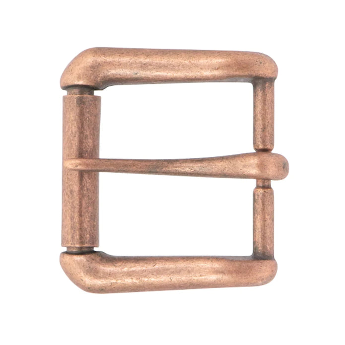 MOLLIES New Zealand / IVAN End Bar Roller Buckle Antique Copper 38mm (1-1 2")