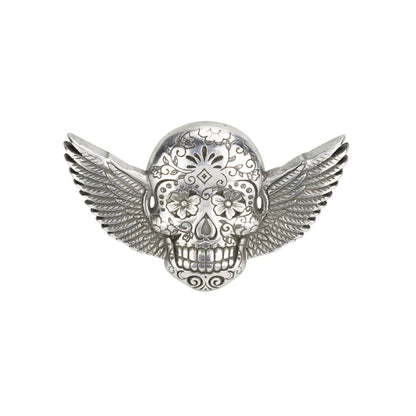 MOLLIES New Zealand / IVAN Sugar Skull Concho Wing Antique Silver