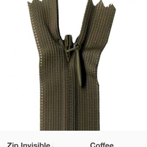 MOLLIES New Zealand / Invisible Zipper Coffee #947 30-35cm