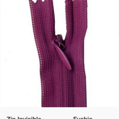 MOLLIES New Zealand / Invisible Zipper Fushia #952 30-35cm