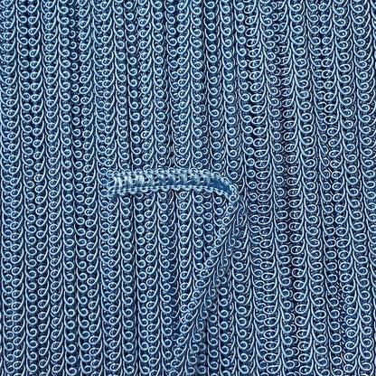 MOLLIES New Zealand / GIMP BRAID French 8mm Saxe Blue Per meter