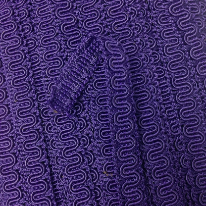 MOLLIES New Zealand / GIMP BRAID Scroll 15mm Purple Per meter