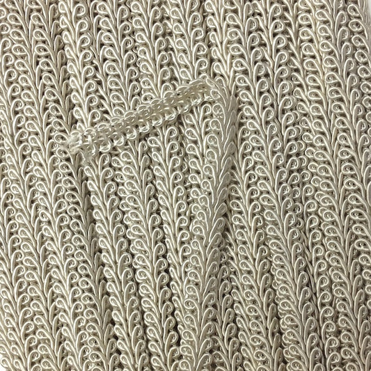 MOLLIES New Zealand / GIMP BRAID French 12mm Old Linen Per meter