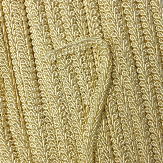 MOLLIES New Zealand / GIMP BRAID French 12mm Cream Per meter