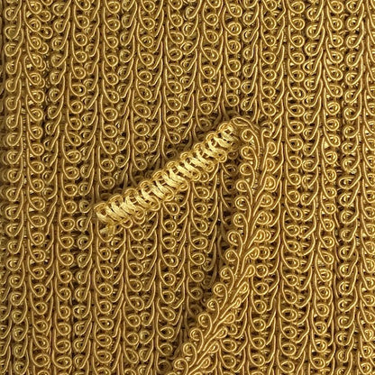 MOLLIES New Zealand / GIMP BRAID French 8mm Old Gold Per meter