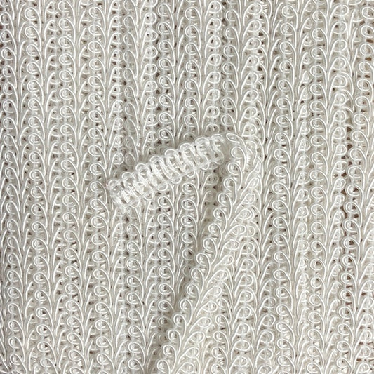 MOLLIES New Zealand / GIMP BRAID French 8mm Off White Per meter