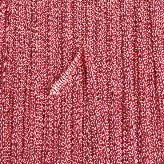 MOLLIES New Zealand / GIMP BRAID French 8mm Mid Pink Per meter