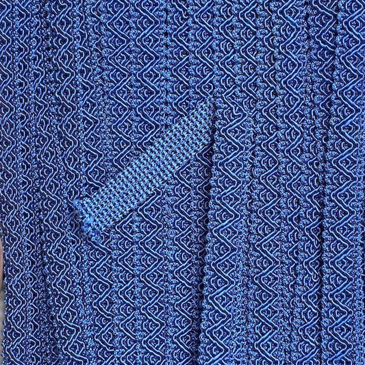 MOLLIES New Zealand / GIMP BRAID Ziggy 12mm Cornflower Blue Per meter