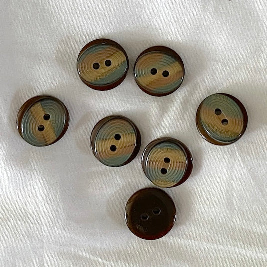 MOLLIES New Zealand / SULLIVANS Button 2-Hole Brown