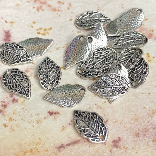 MOLLIES New Zealand / SULLIVANS Charm Silver Leaf