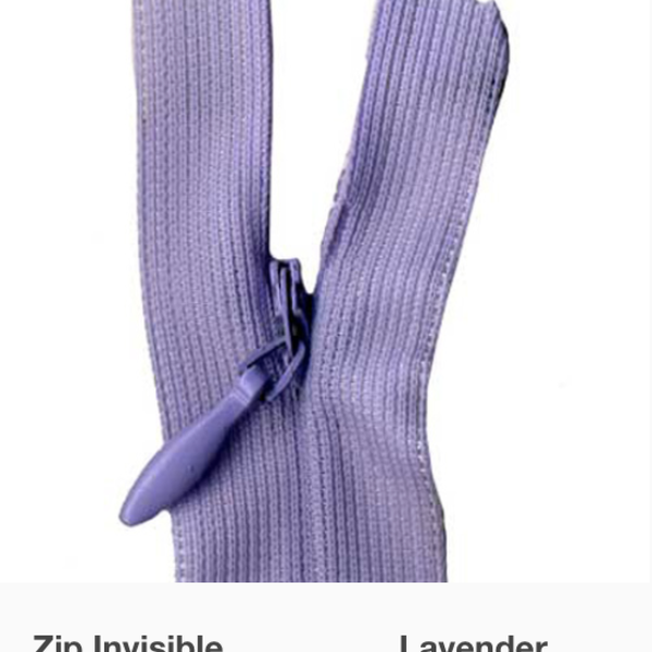 MOLLIES New Zealand / Invisible Zipper Lavender #943 30-35cm