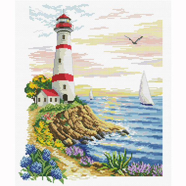 MOLLIES New Zealand / NEEDLEART WORLD No Count Embroidery Lighthouse Cape