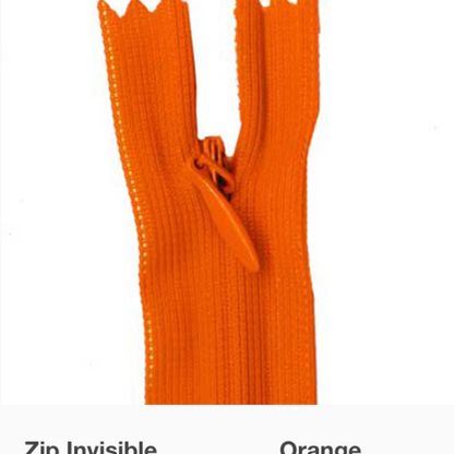 MOLLIES New Zealand / Invisible Zipper Orange #946 30-35cm