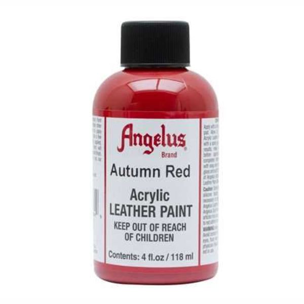 MOLLIES New Zealand / ANGELUS Acrylic Leather Paint Autumn Red 118ml