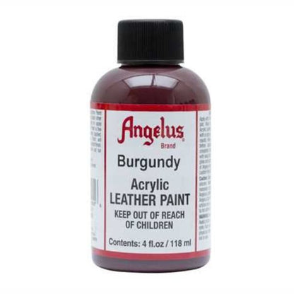 MOLLIES New Zealand / ANGELUS Acrylic Leather Paint Burgundy 118ml